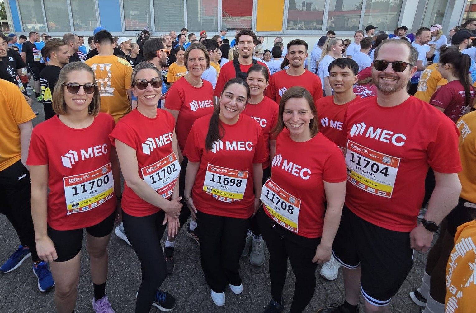 MEC beim B2Run Düsseldorf am Start